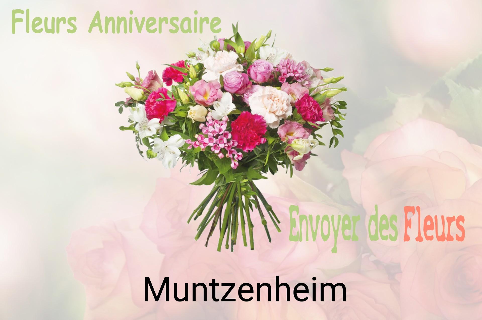 Bouquet de fleurs d’anniversaire livré à Muntzenheim
