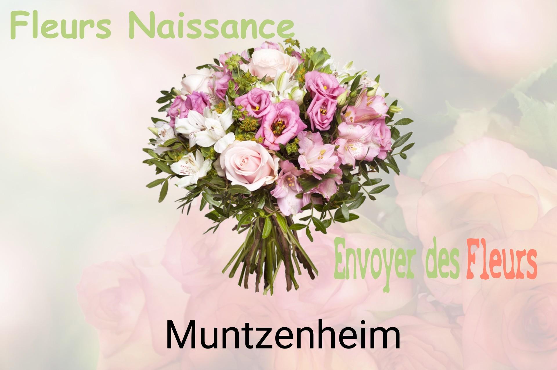 Bouquet de fleurs de naissance livré à Muntzenheim